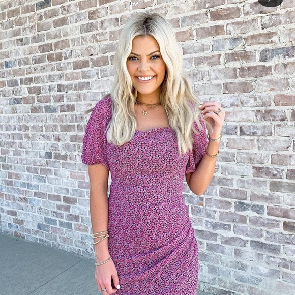 Dresses & Skirts - Lucia Pink Floral Mini Dress